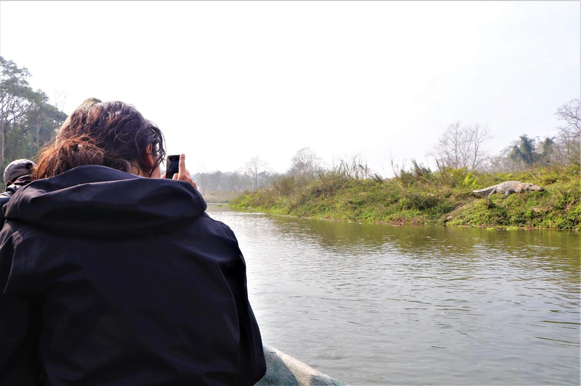 Hotel Flycatcher Chitwan- A Jungle Safari Home Sauraha Bagian luar foto